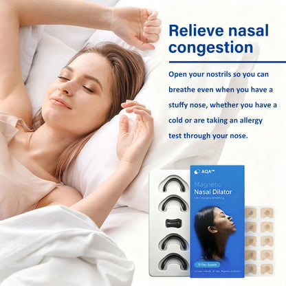 BLACK FRIDAY 50% OFF：Magnetic Nasal Patches Snoring Starter Kit 15 Day