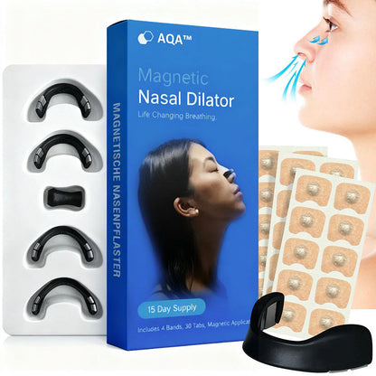 BLACK FRIDAY 50% OFF：Magnetic Nasal Patches Snoring Starter Kit 15 Day